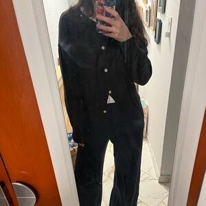 Parke cardigan sweater in chocolate brown